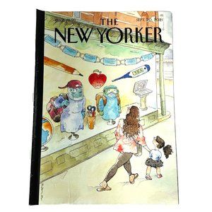 The New Yorker Magazine Sept 20 2021 Learning Curve Barry Blitt u